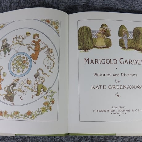 【洋書・絵本】MARIGOLD GARDEN（マリーゴールドガーデン）/Kate Greenaway（ケイト・グリーナウェイ）BL5-SY12