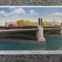 戦前絵葉書　東京大十六橋「江戸橋」/BL5-A34