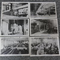 古い絵葉書6枚『王子製紙苫小牧工場/明治･大正期』BL5-A5