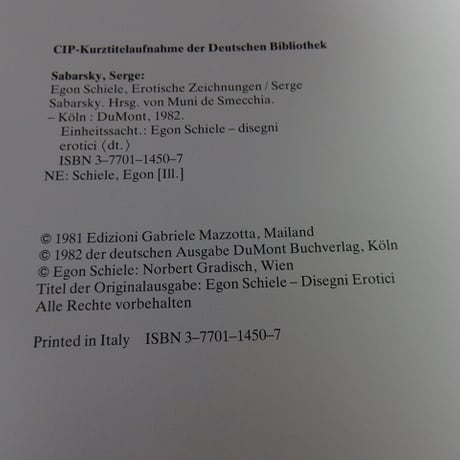 【洋書】Egon Schiele Erotische Zeichnungen/エゴン・シーレ/BL5-S36