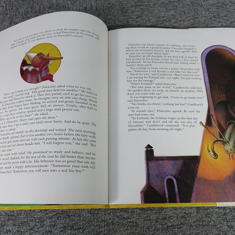 ピノキオページ 洋書・絵本】Pinocchio/ピノキオ 1993年/BL5-SY14 | エイワ書店