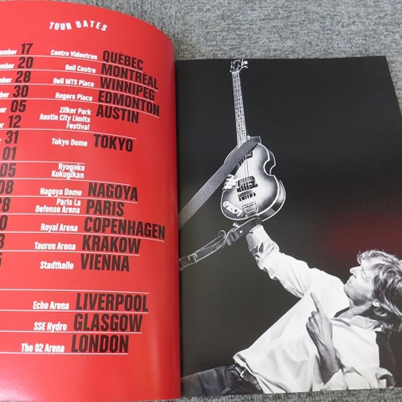 ポール・マッカートニー 来日公演パンフ/ FRESHEN UP 2018 /PAUL