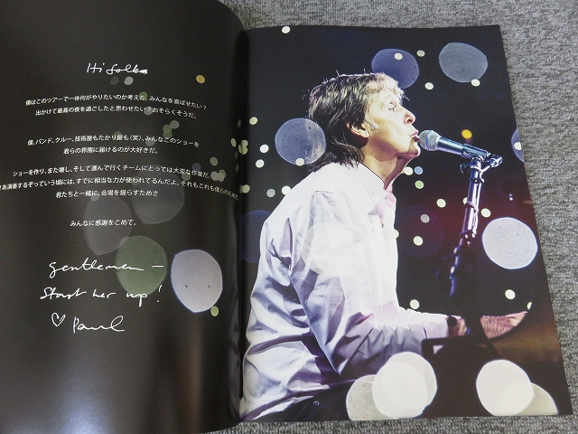 ポール・マッカートニー 来日公演パンフ/ FRESHEN UP 2018 /PAUL