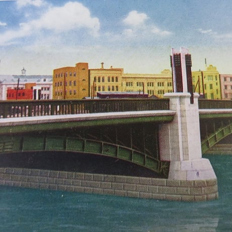 戦前絵葉書　東京大十六橋「江戸橋」/BL5-A34