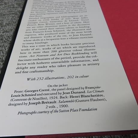 【洋書】Art Nouveau and Art Deco Bookbinding/BL5-S25
