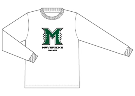 長袖Tシャツ（綿100％）110C 白