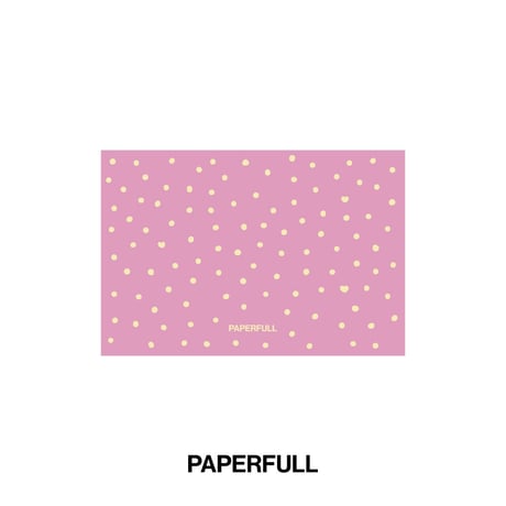 【PAPERFULLオリジナル】ポルカドット（ピンク）