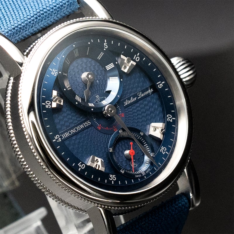 FLYING GRAND REGULATOR CH-6723-BLBL | Chronoswi
