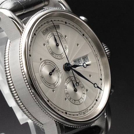 CHRONOGRAPH DAY DATE CH-7542-45(Leather bracelet)