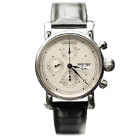 CHRONOGRAPH DAY DATE CH-7542-45(Leather bracelet)
