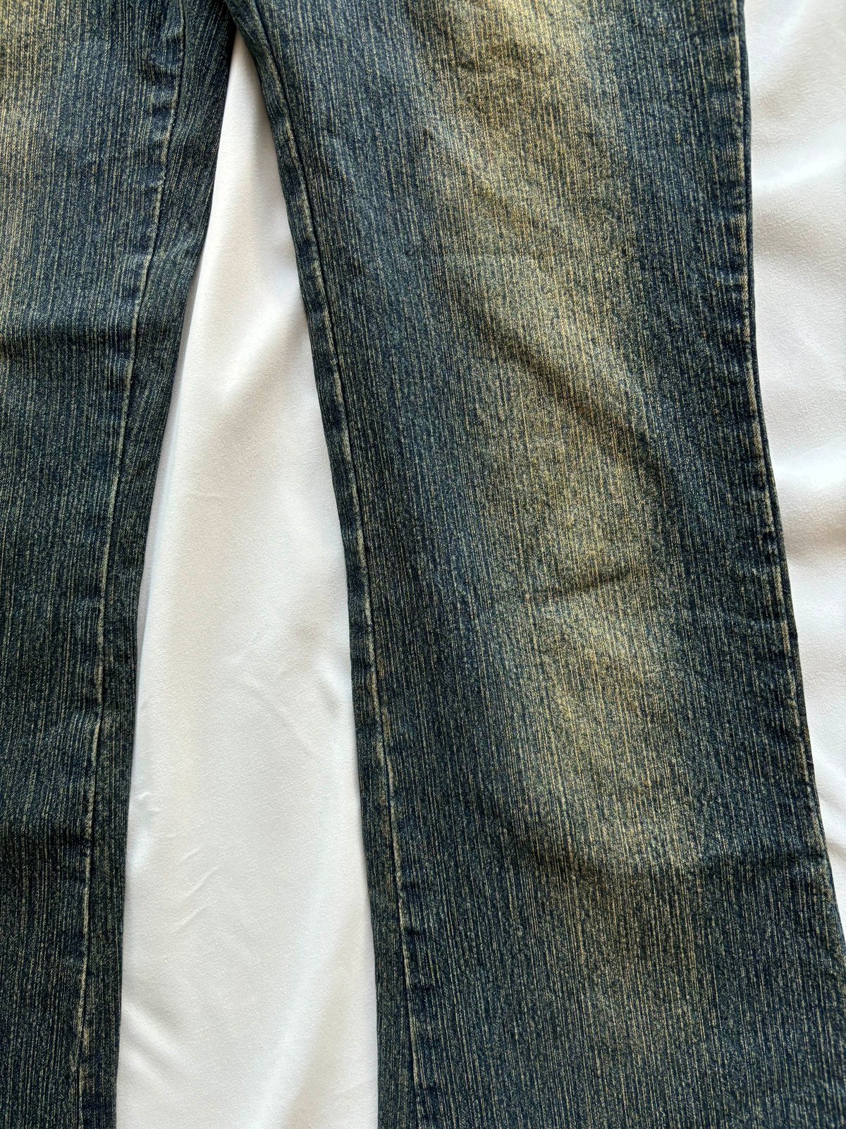 Y2K vintage washed denim flare pants | Letty