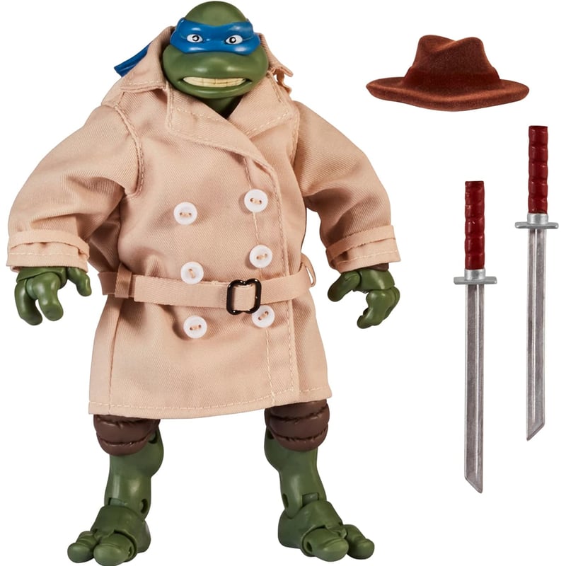 【未開封品】TMNT ミュータント・レオナルド フィギュア TMNT タートルズ フィギュア アンティーク レオナルド 1990 映画