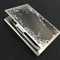 オリジナル名刺ケース（ステンレススチール製）