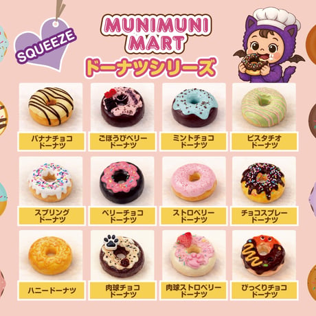 スクイーズ【ドーナツシリーズ】開封後のキャンセルはできません。