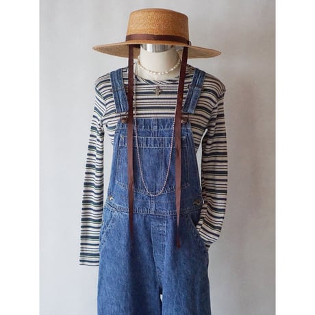 90's border rib long sleeve tops