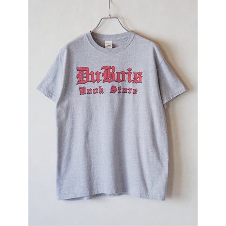 "DuBois Book Store" old english logo print tee