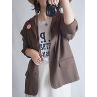 00's stripe lightweight tailored jacket