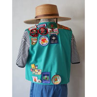 【小さめsize】made in USA / 00's "GIRL SCOUTS" patch custom vest
