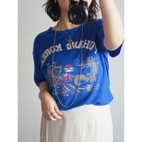 【boro tee】80's "PO HANG KOREA" dragon tiger souvenir tee