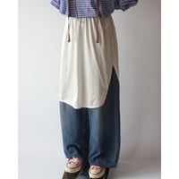 90's nylon slip lace petti skirt