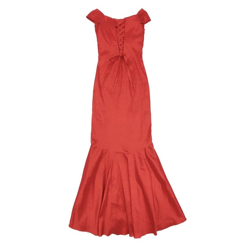 UNA VALERIE / ウナヴァレリェ】マーメイドロングドレス レッド  