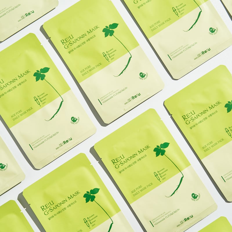 送料込み]RE:U G-SAPONIN MASK リユージーサポニンマスク 1箱7枚入り |