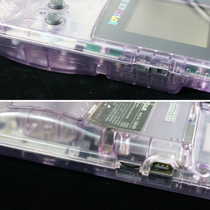 ゲームボーイカラー GAMEBOY COLOR 本体 CGB-001 クリアパープル ゲームボーイカラー GAMEBOY COLOR 本体 CGB-001 クリアパープル