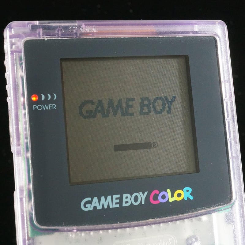 ゲームボーイカラー GAMEBOY COLOR 本体 CGB-001 クリアパープル ゲームボーイカラー GAMEBOY COLOR 本体 CGB-001 クリアパープル