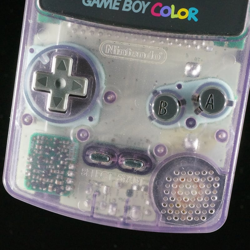 ゲームボーイカラー GAMEBOY COLOR 本体 CGB-001 クリアパープル ゲームボーイカラー GAMEBOY COLOR 本体 CGB-001 クリアパープル
