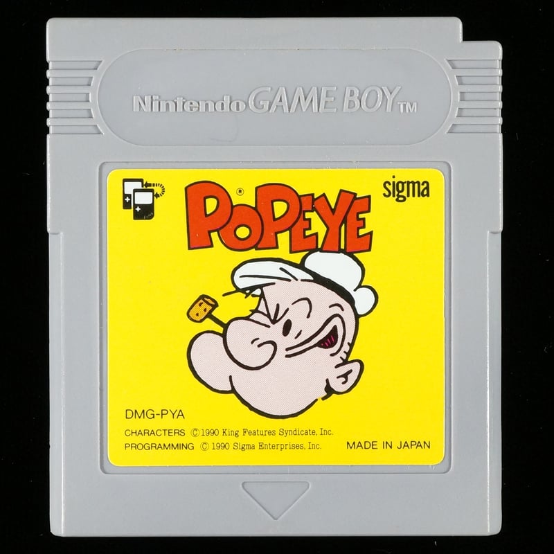 訳あり特価品】 ポパイ POPEYE ※箱説状態難 | BCG＠GAMEBOY