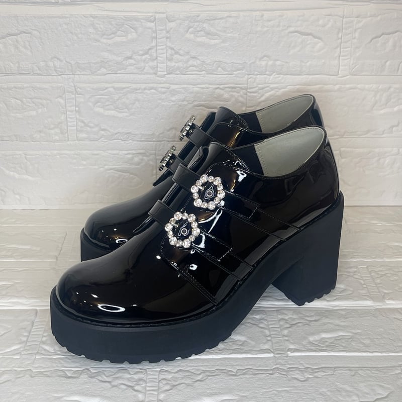 PiCHE 黒 厚底ローファー ローファー (レディース) | ABAHOUSE ONLINE STORE