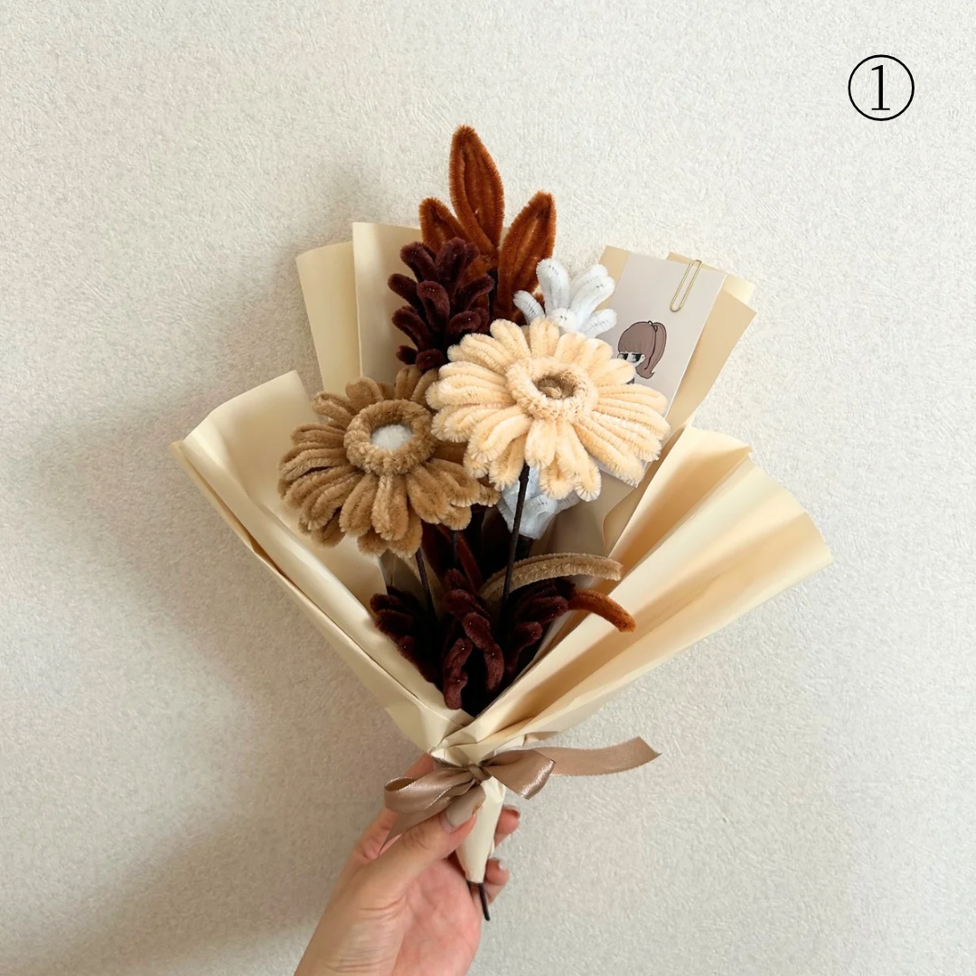 モールフラワー | 淡色の花束 | Lale.