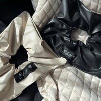 square fake leather