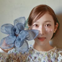 flower motif 3D chouchou
