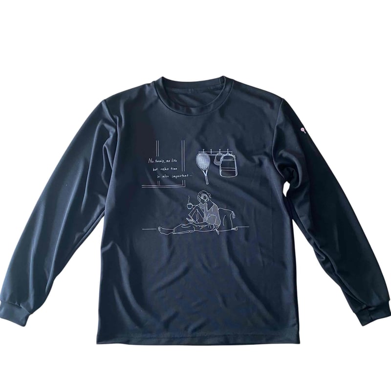 Dry Long-sleeve T-shirt (black /REI) | TOKYO TE REI ロンT
