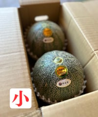 とろ甘メロン 千葉県産 小２玉入　 (２玉/約3.3kg〜)