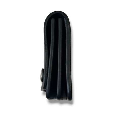 long leather wallet   <Black>