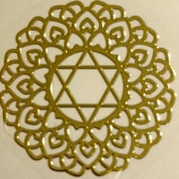 【神聖幾何学シール】12 ハートチャクラ（自己愛と他者愛の統合）