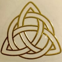 【神聖幾何学シール】⑤トリケトラ（魔除け・護符・パワーシンボル）