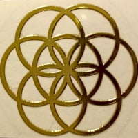 【神聖幾何学シール】14　シード・オブ・ライフ（Seed of Life）｜生命の種