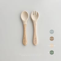Cutlery set カトラリーセット/pvcケース付(名入れ対応)
