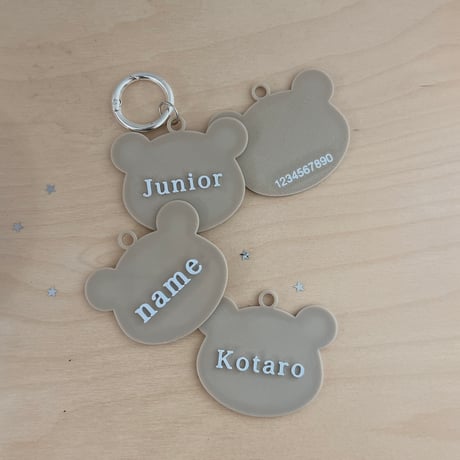 Name tag bear (名入れタグ/ベア)