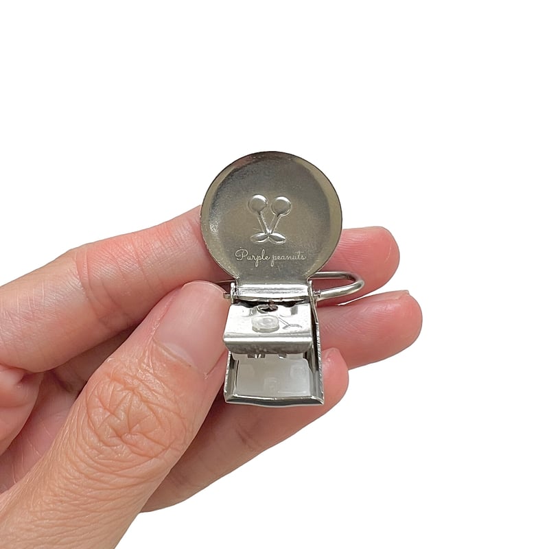 シルバークリップ(2個セット) | Purple peanuts