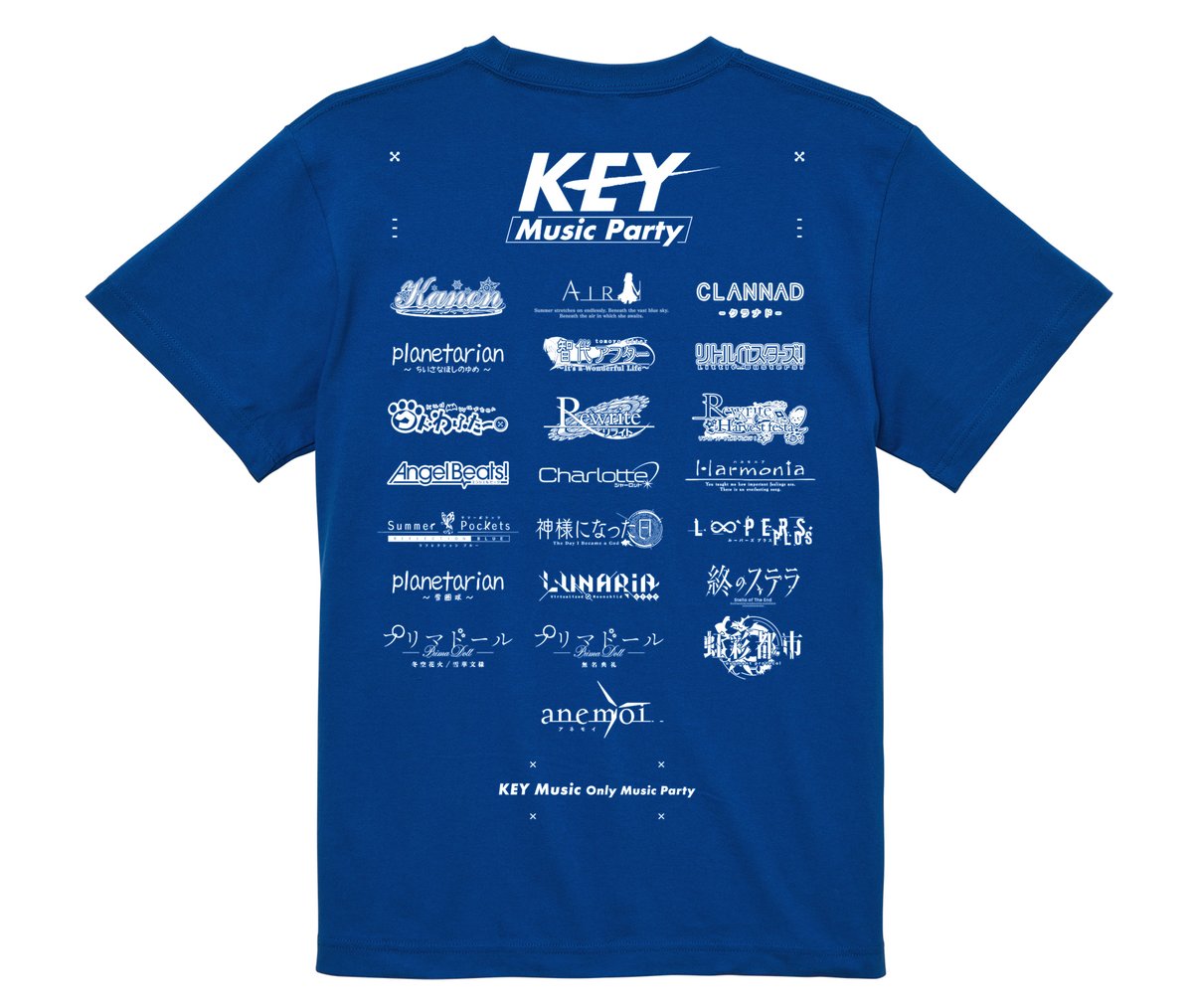 03.特製イベントデザインTシャツ「Key Music Party」 | KAGIROIオンラ