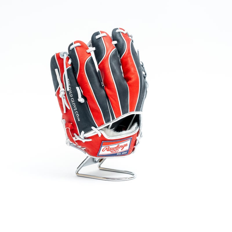 新品　ローリングス　赤　軟式　内野用グローブ　片付け済 軟式 ローリングス 内野手用グローブ | BASEBALL DREAMER