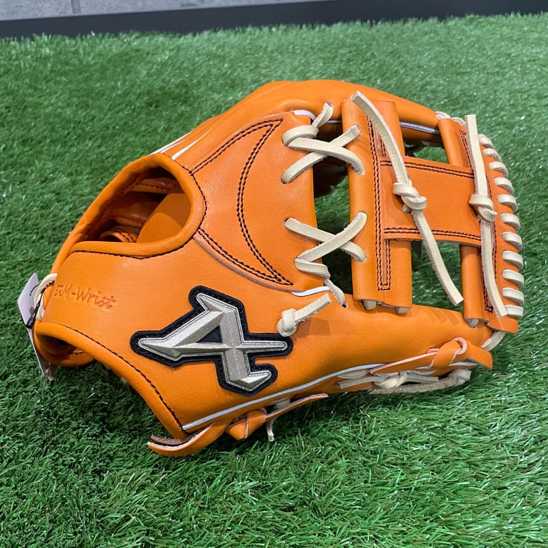 限定モデル】アトムズ 軟式内野手用026型 オレンジ×キャメル