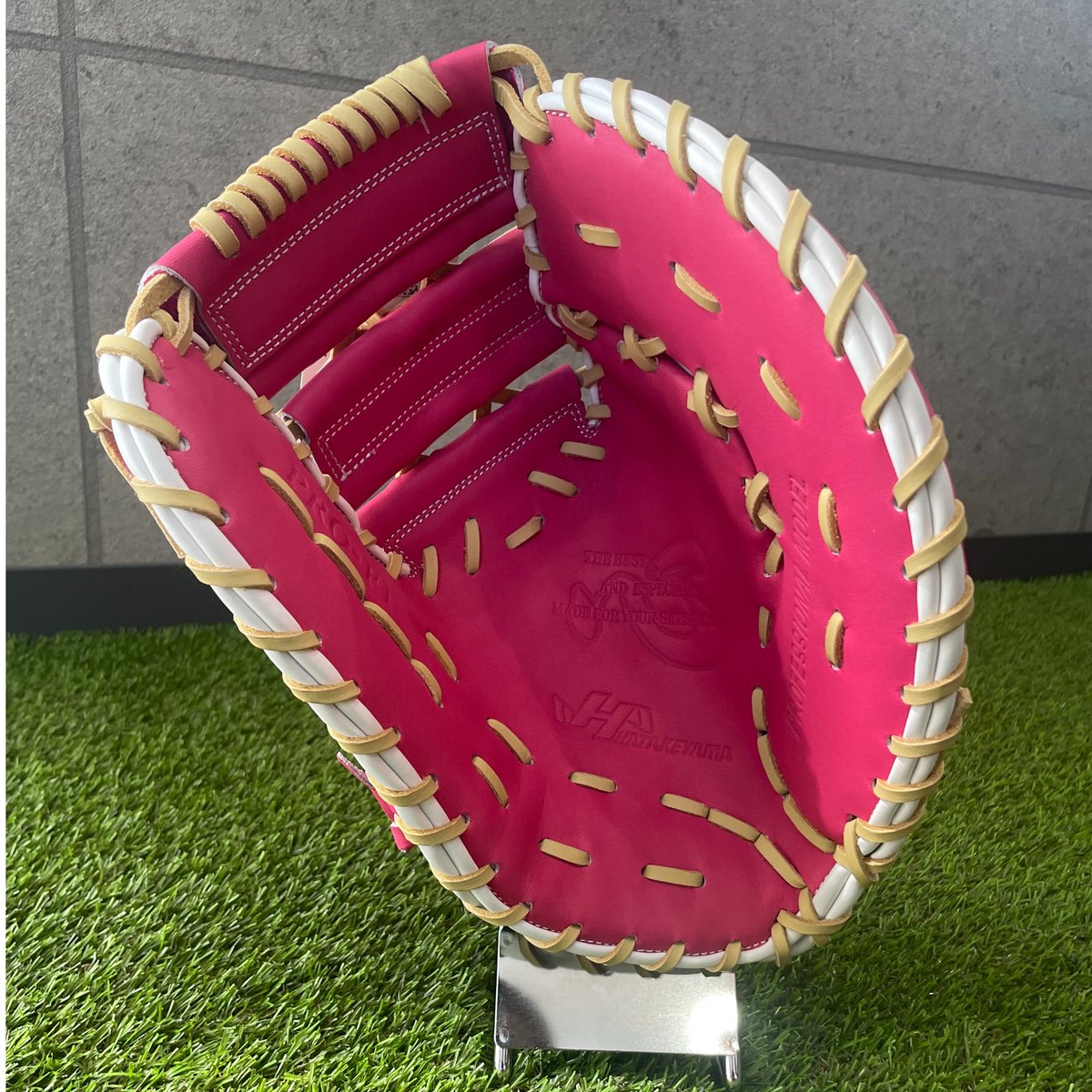 ハタケヤマ 軟式ファーストミット F1型 限定モデル ピンク | BASEBALL