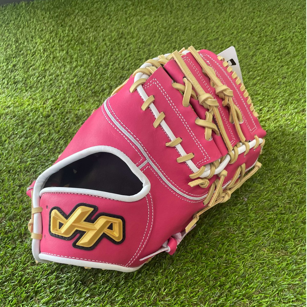 ハタケヤマ 軟式ファーストミット F1型 限定モデル ピンク | BASEBALL