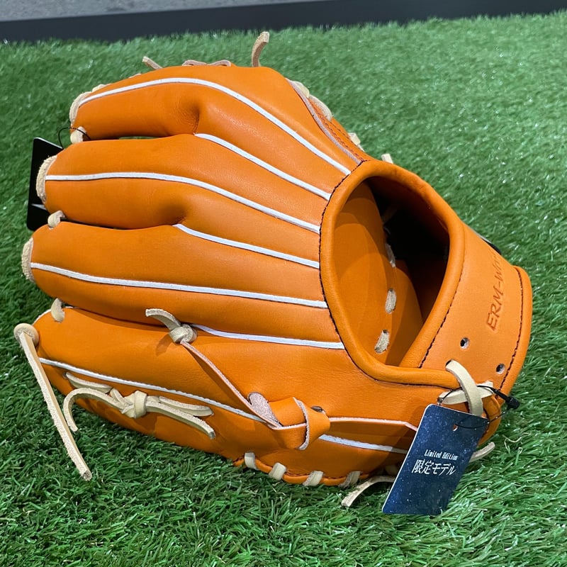 限定モデル】アトムズ 軟式内野手用026型 オレンジ×キャメル