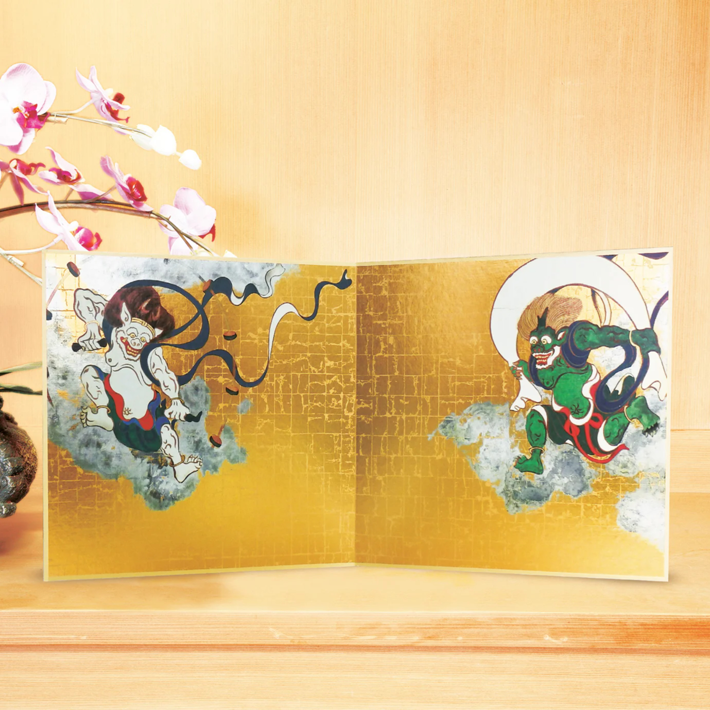 風神雷神図 俵屋宗達 木版画 2枚組No,268 300組限定品 original